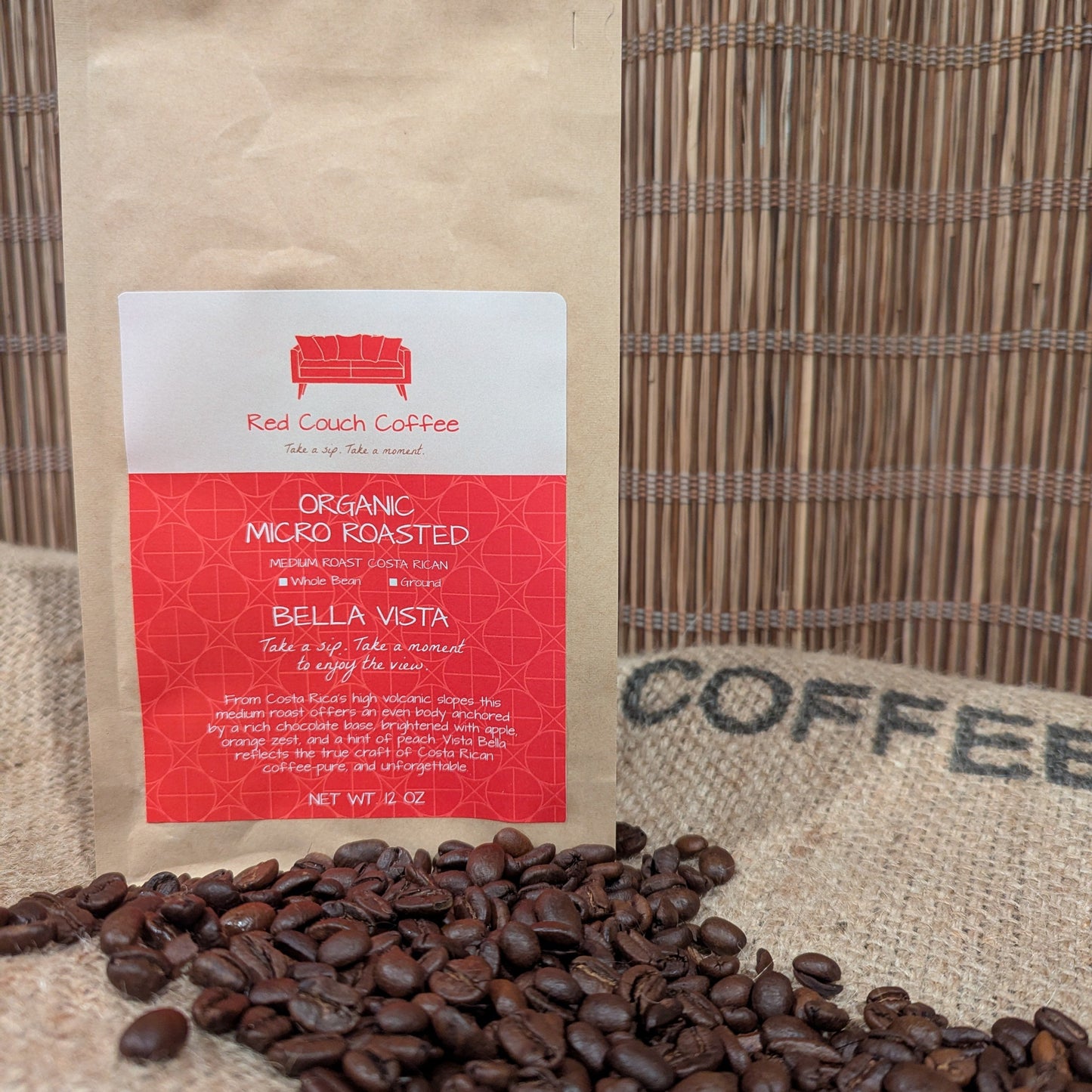 Bella Vista - “Beautiful View” - Organic - Medium Roast Costa Rican